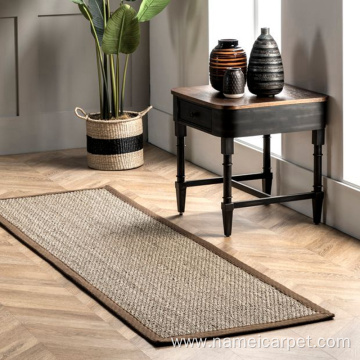 Seagrass home kitchen runner rug custom floor mat